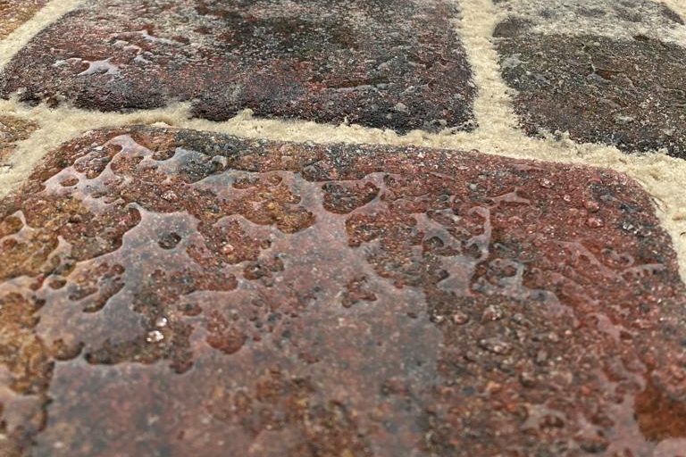 Steinfläche Imprägnierung